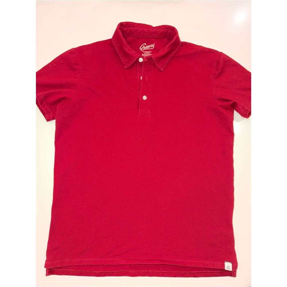 Grayers Red Men's Polo Shirt- Small